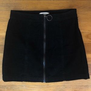 Forever 21 black corduroy skirt